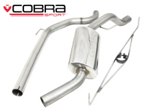 Opel Corsa D VXR 10-14 Catback Sportavgassystem (Ej Ljuddämpat) Cobra Sport